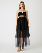 EMILY TULLE DRESS BLACK