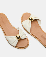 DIPSY WHITE LEATHER