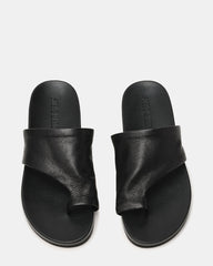 KESSEY BLACK LEATHER