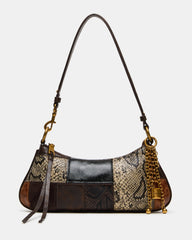 IRINA PATCHWORK BAG BROWN MULTI