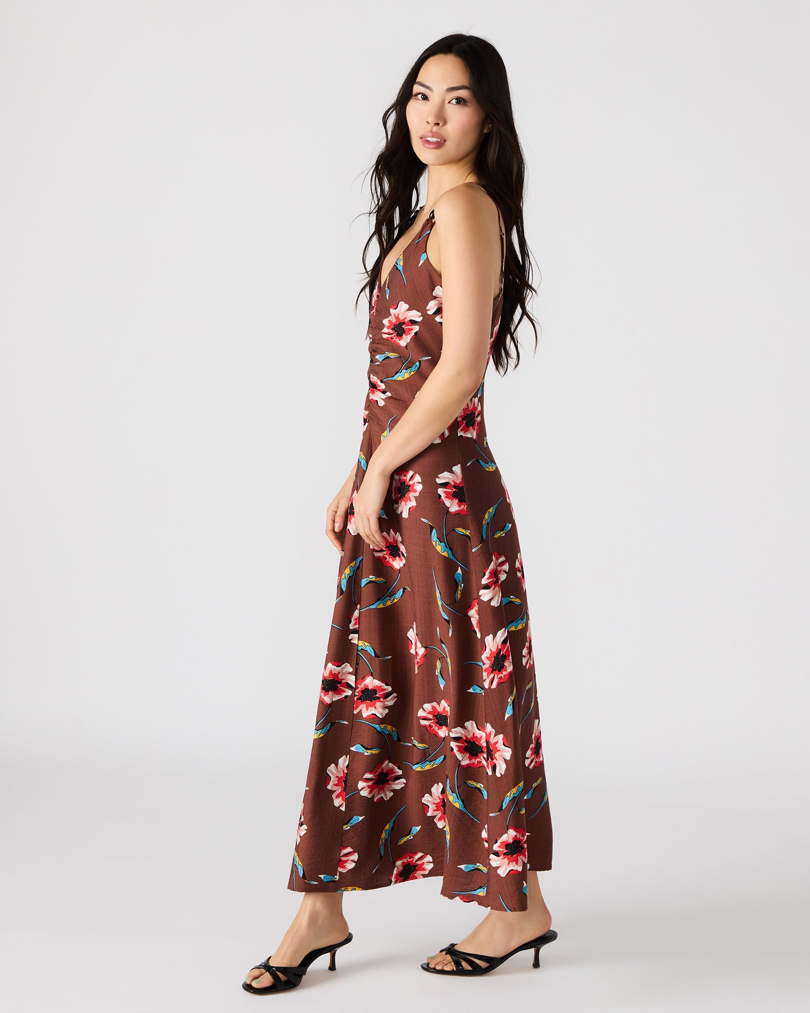 MONROE DRESS BROWN
