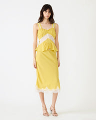 CINTHIA TOP GOLDEN LIME