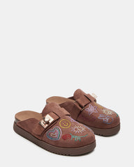 KIDS' MONEYY BROWN RHINESTONES