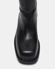 DAVOS BLACK LEATHER