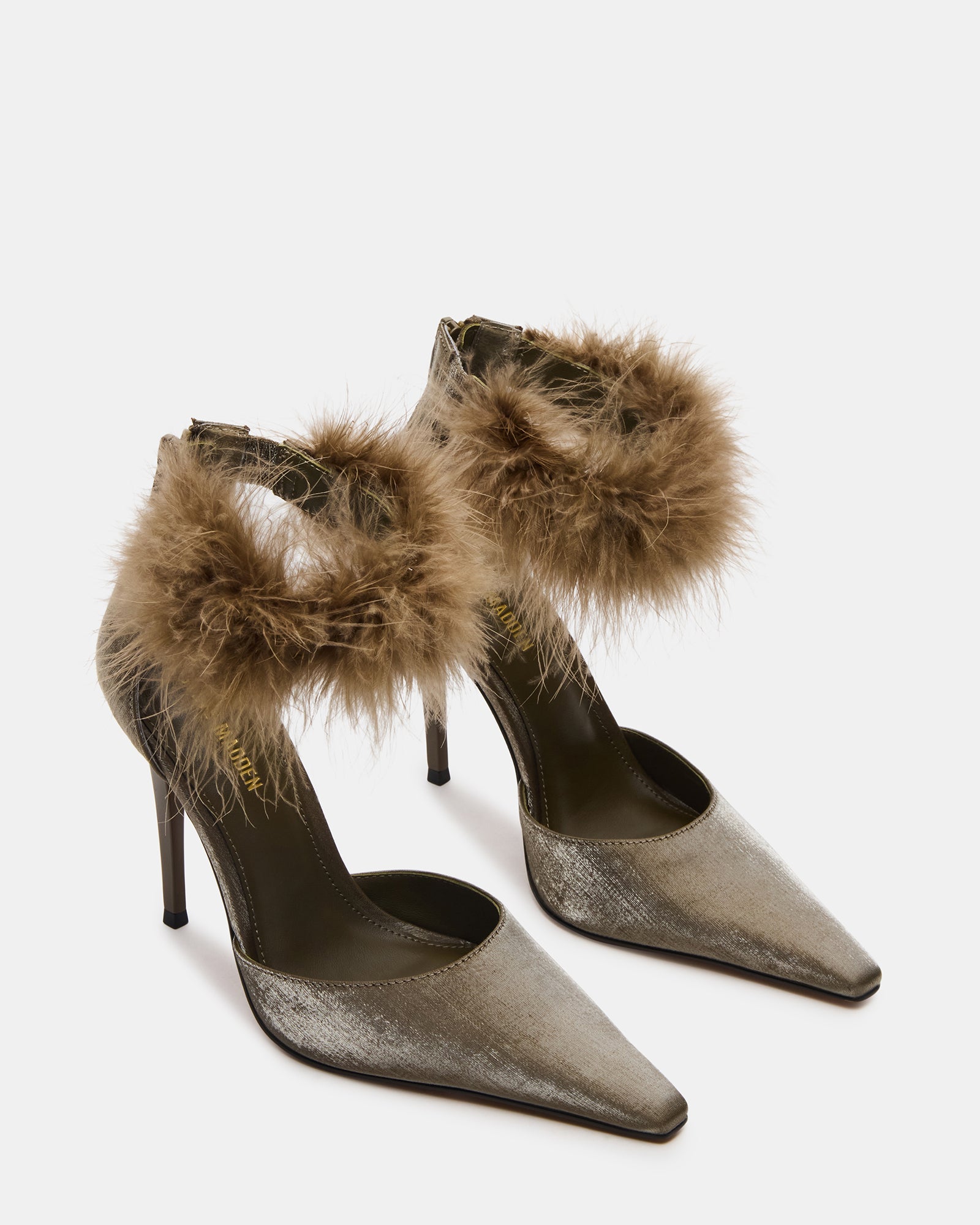 ELUSIVE OLIVE SATIN