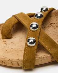 KELSO OLIVE SUEDE