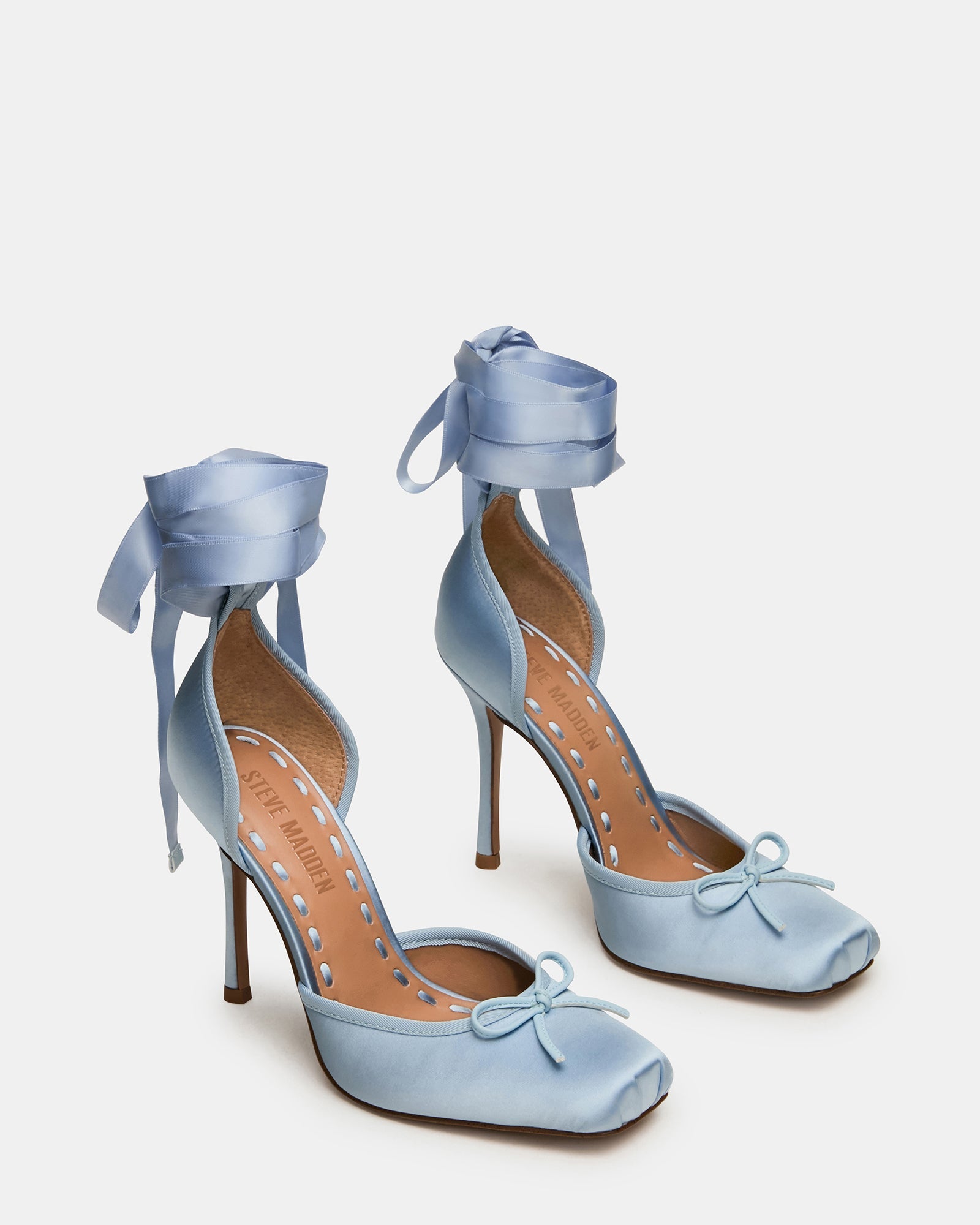 LARINA BLUE SATIN