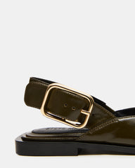 SHAY OLIVE LEATHER